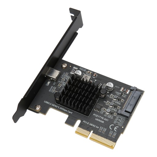 Карта расширения USB 3.2 Gen 2 Type C, 20 Гбит/с