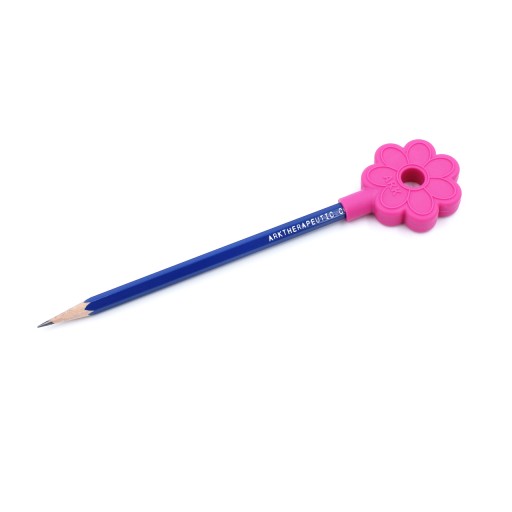 Gryzak ARK Pencil Flower, Kwiatek na Ołówek Czerwony