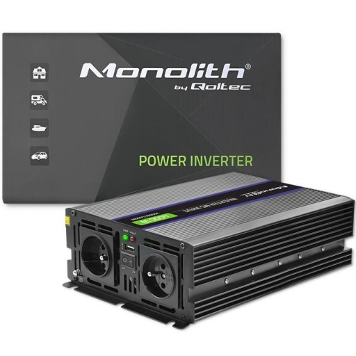 Przetwornica napięcia Monolith 4000 MS Wave | 12V na 230V | 2000/4000W |