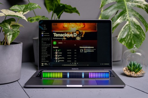 Эквалайзер RGB Redleaf 40LED - серебристый
