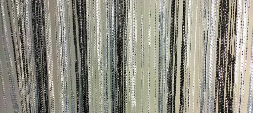 Шторы для штор 300 х 250 макароны SILVER STRIP