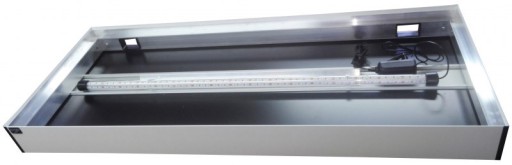 AS LED алюминиевый кожух БЕЛЫЙ 80х35 2х18Вт