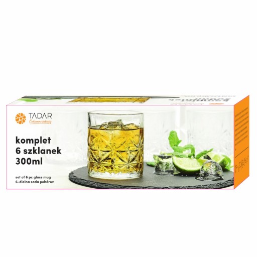 6x СТАКАН кола, виски KPL Tadar Cask