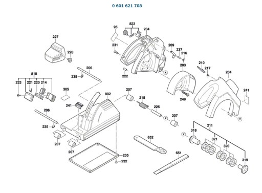 Ротор штроборезного станка BOSCH GNF35CA 708