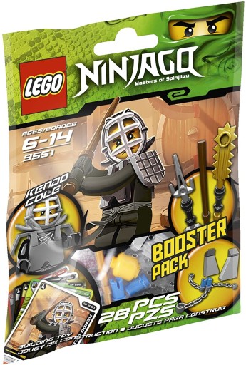 Новый LEGO Ninjago Kendo Cole 9551 уникальный MISB 2012 года