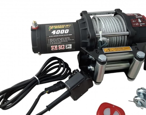 Лебедка KGR 4000 LBS 1,8T STEEL QUAD ATV PLUG