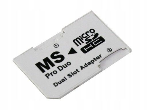 КАРТА ПАМЯТИ 16 ГБ + АДАПТЕР MS PRO DUO/SONY PSP