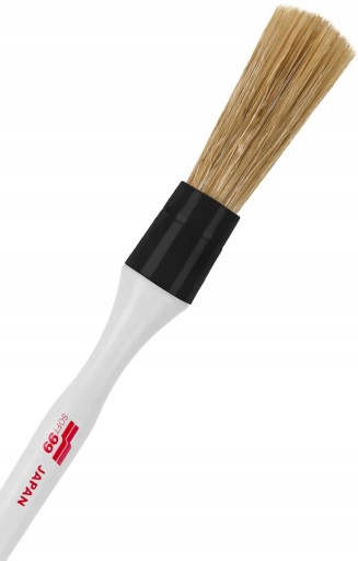 SOFT99 ZESTAW 2 PĘDZELKÓW INTERIOR BRUSH DO CZYSZCZENIA AUTA WEWNĄTRZ 16,30