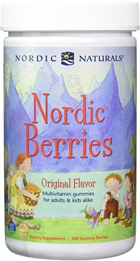 Nordic Naturals Nordic Berries Мультивитамины со вкусом ягод 200 шт.