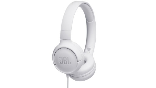 SŁUCHAWKI JBL TUNE 500 NAUSZNE Z MIKROFONEM BIAŁE