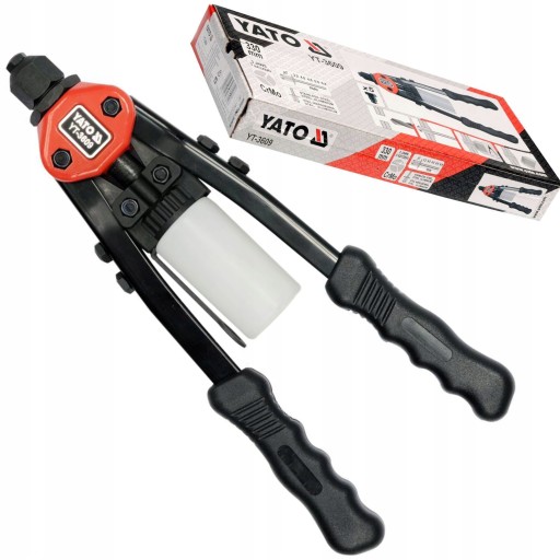 YATO NITOWNICA DŹWIGNIOWA DO NITÓW 3.2 - 6.4mm 3SZCZĘKI 330MM YT-3609