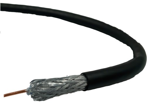 DIPOL Przewód antenowy TV Dipolnet RG-6 CU +żel 1m