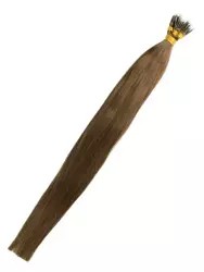 Włosy naturalne doczepiane na nano ringi 40cm 0,6g 20 sztuk - kolor #4
