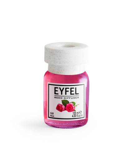 RÓŻA EYFEL SZKLANY DYFUZOR Z PATYCZKAMI 120 ML PIĘKNY ZAPACH