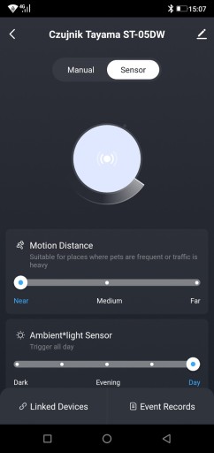 PIR датчик движения 360° круглый потолок WIFI TUYA