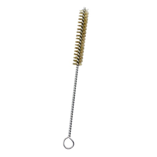 Szczotka do czyszczenia rur z włosiem miedzianym, szczotka druciana metalowa, elastyczny odpływ 23 cm x 2 cm