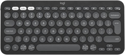 Клавиатура LOGITECH Pebble Keys 2 K380s, графитовый цвет