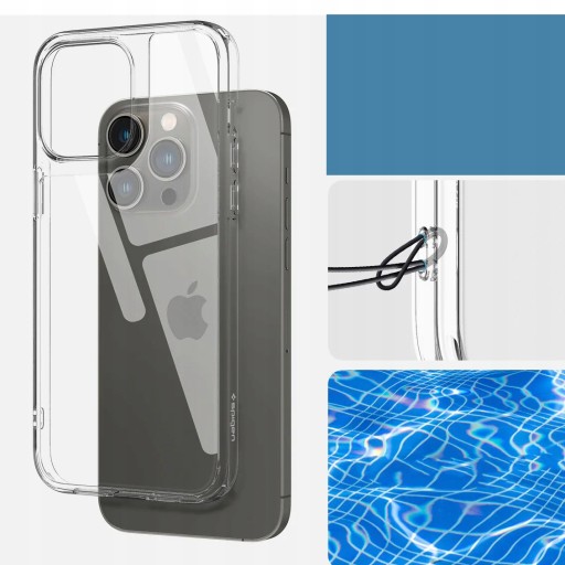 Чехол для iPhone 14 Pro, стеклянный корпус Spigen