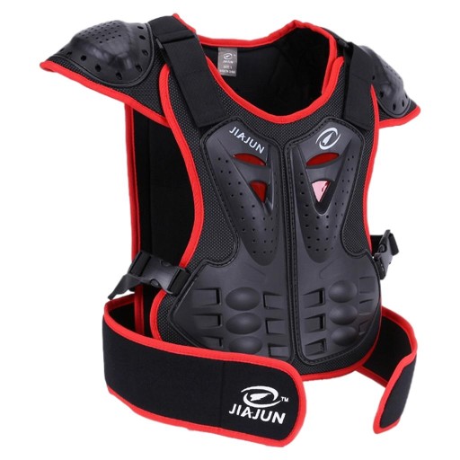 Dziecięca kamizelka ochronna Motocross Chest Green S