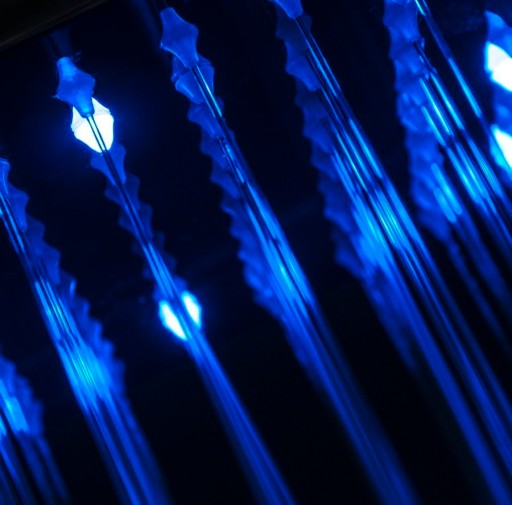 ДУШЕВАЯ ПАНЕЛЬ CORSAN LED CASCADE, БЕЛЫЙ СМЕСИТЕЛЬ
