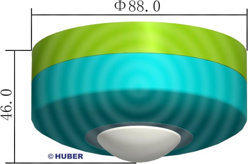 Motion 32 PIR czujnik ruchu 360°, do użytku wewnątrz i na zewnątrz, czujnik