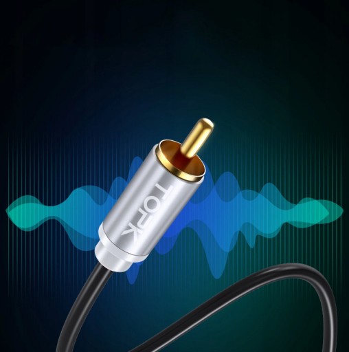 Кабель RCA 2X RCA - 2XRCA Cinch - Cinch TOPK 1м