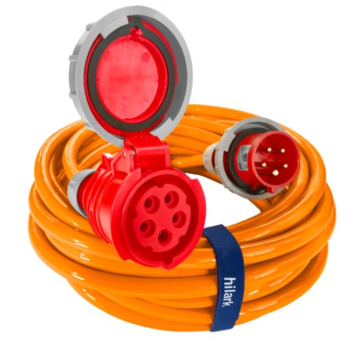 PRZEDŁUŻACZ SIŁOWY 32A IP67 45M H07BQ-F 5x4 ekstra mocny