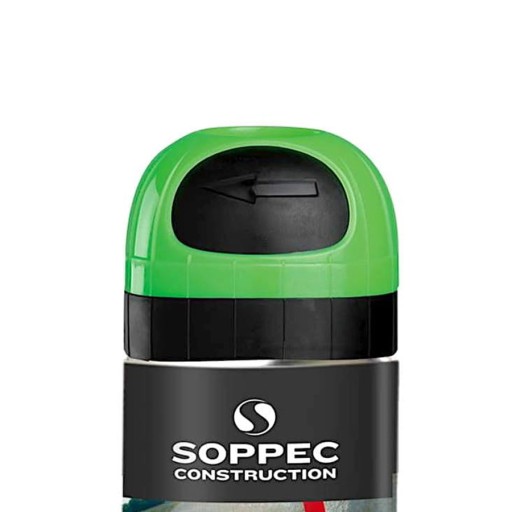 12x ГЕОДЕЗИЦИОННАЯ КРАСКА-СПРЕЙ FLUO SOPPEC ЗЕЛЕНАЯ