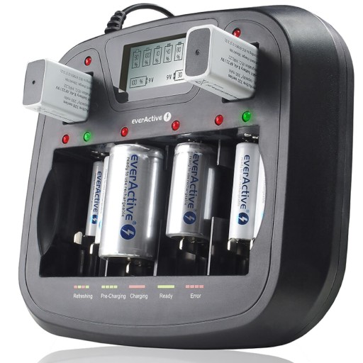 Зарядное устройство Everactive NC-900U NC900U 9 В Ni-Cd Ni-MH EV-0NC0-0900-0U 6 9В