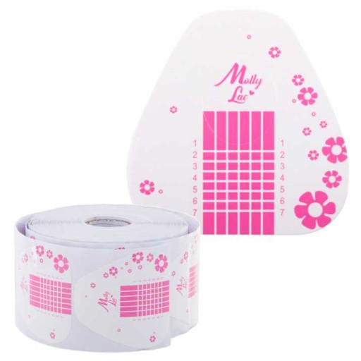 Molly Lac Шаблоны форм для ногтей 250 базовых