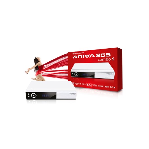 Комбинированный декодер спутникового телевидения Ferguson Ariva 255 DVBT-2 HEVC DVB-S2 DVB-C