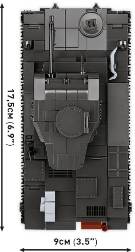 COBI 2597 Блоки Panzerkampfwagen II Ausf. F немецкий лёгкий танк