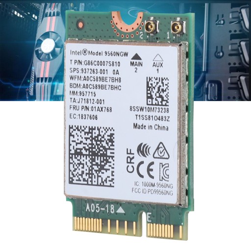 KARTA WIFI SIECIOWA Intel 9560AC NGW Wireless WIFI 2,4G 5 G