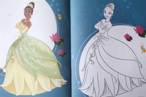 Книжка-раскраска Disney А4, 17 картинок.
