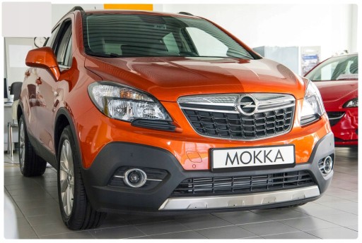 СТАЛЬНЫЕ НАКЛАДКИ БАМПЕРА OPEL MOKKA 2012-2016 гг.