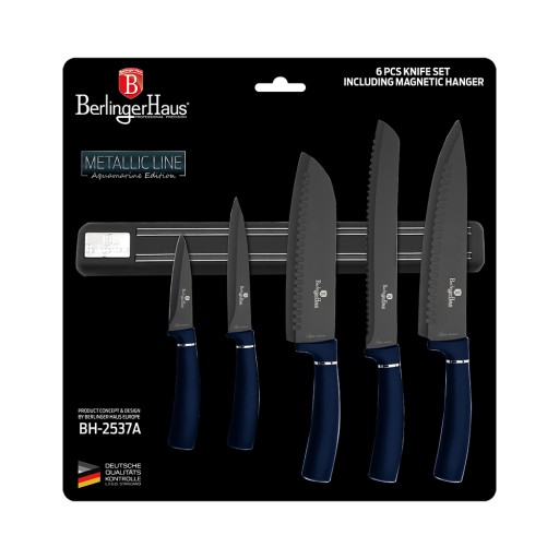 Ножи с полоской Berlinger Haus Aquamarine 6 шт.BH2537