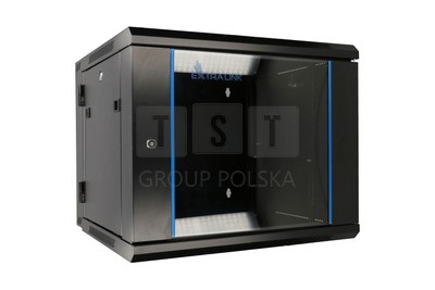 Extralink 6U 600x600 АЖ Черный | Стойка для шкафа | настенный, двухсекционный