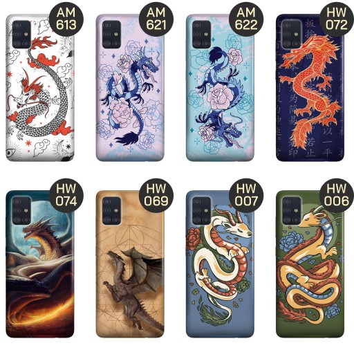 ETUI DO SAMSUNG GALAXY A51 5G WZORY SMOKI DRAGON TANIEC SMOKÓW OBUDOWA CASE