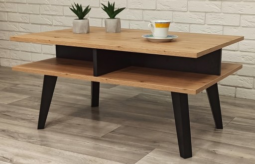 СОВРЕМЕННЫЙ ЖУРНАЛЬНЫЙ СТОЛИК ZIMBA LOFT ДУБ