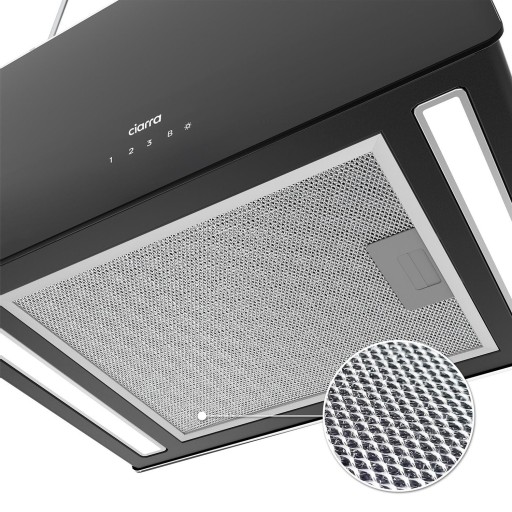 Островная вытяжка Ciarra CBCB4850 черная 48см 700м³/ч Класс A++ WiFi touch