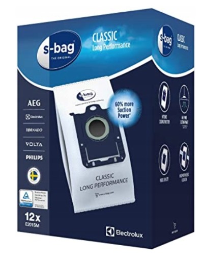 12x СУМКИ ELECTROLUX E201SM S-BAG LONG PERFORMANCE СУМКИ