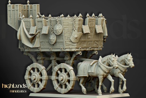 Wittemberg Wagon - Highlands Miniatures - 3D-печать