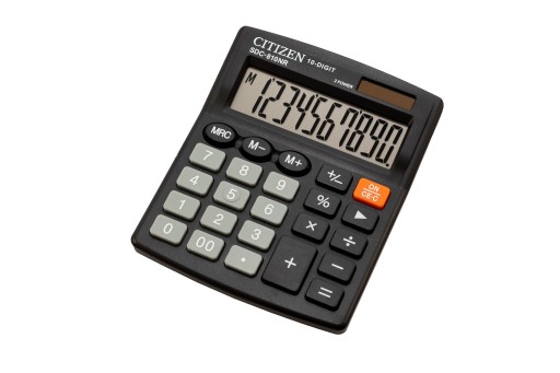 Калькулятор офисный CITIZEN SDC-810NR, 10 разрядов