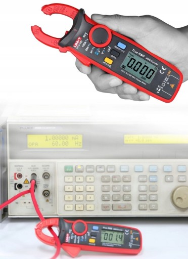 Практичные цифровые клещи NI-T UT210D опущены