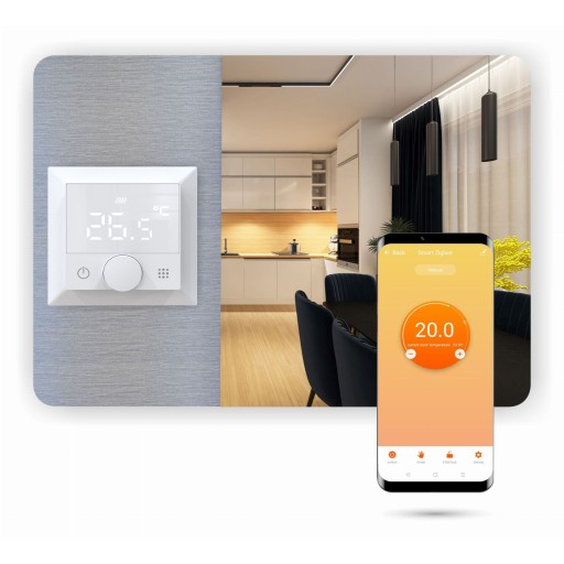 Беспроводной комплект под пол Zigbee 3 секции с термостатами ECO 2