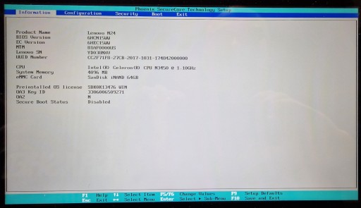 Ноутбук Lenovo N24 с блоком питания, без аккумулятора