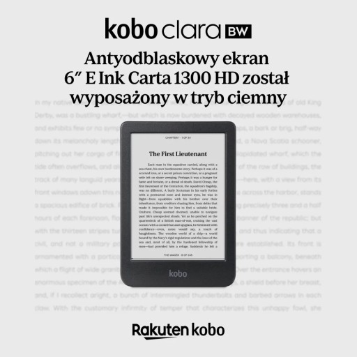 Кобо Клара BW черный + 1100 электронных книг