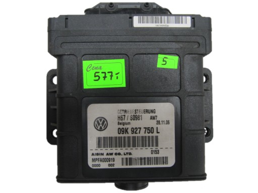 VW T5 KOMPUTER SKRZYNI BIEGÓW 09K927750L