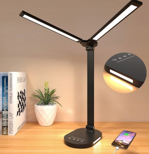 Lampka biurkowa czarny 13,81 W