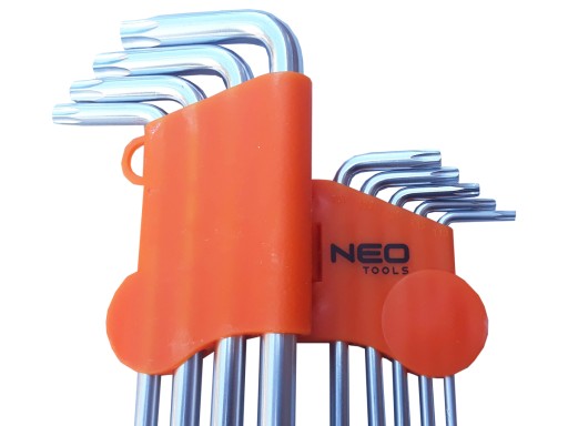 КЛЮЧИ ШЕСТИГРАННЫЕ ШЕСТИГРАННЫЕ КЛЮЧИ TORX 18 ШТ. ДЛИННЫЕ NEO 09-525 09-526